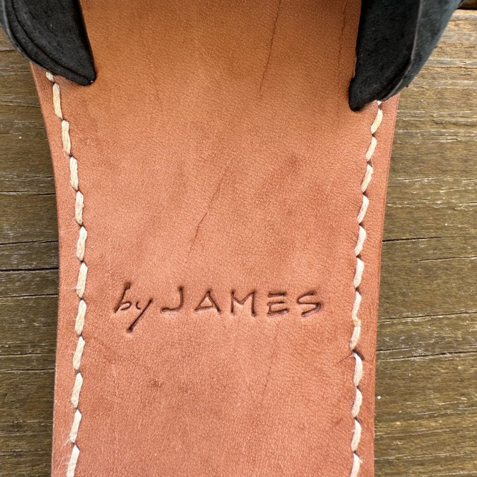 Byjames The Knot Sandal - Italian Leather With Perforated Leather Knot — image 5 of 6